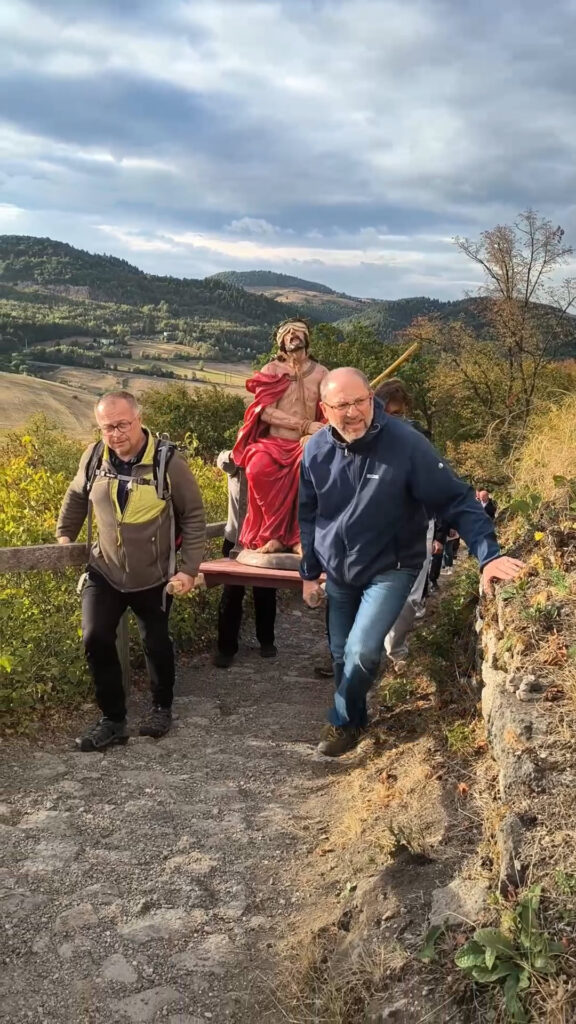 Návrat sochy Krista do Žalára